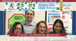 Desktop Screenshot of goldenoakadultschool.com